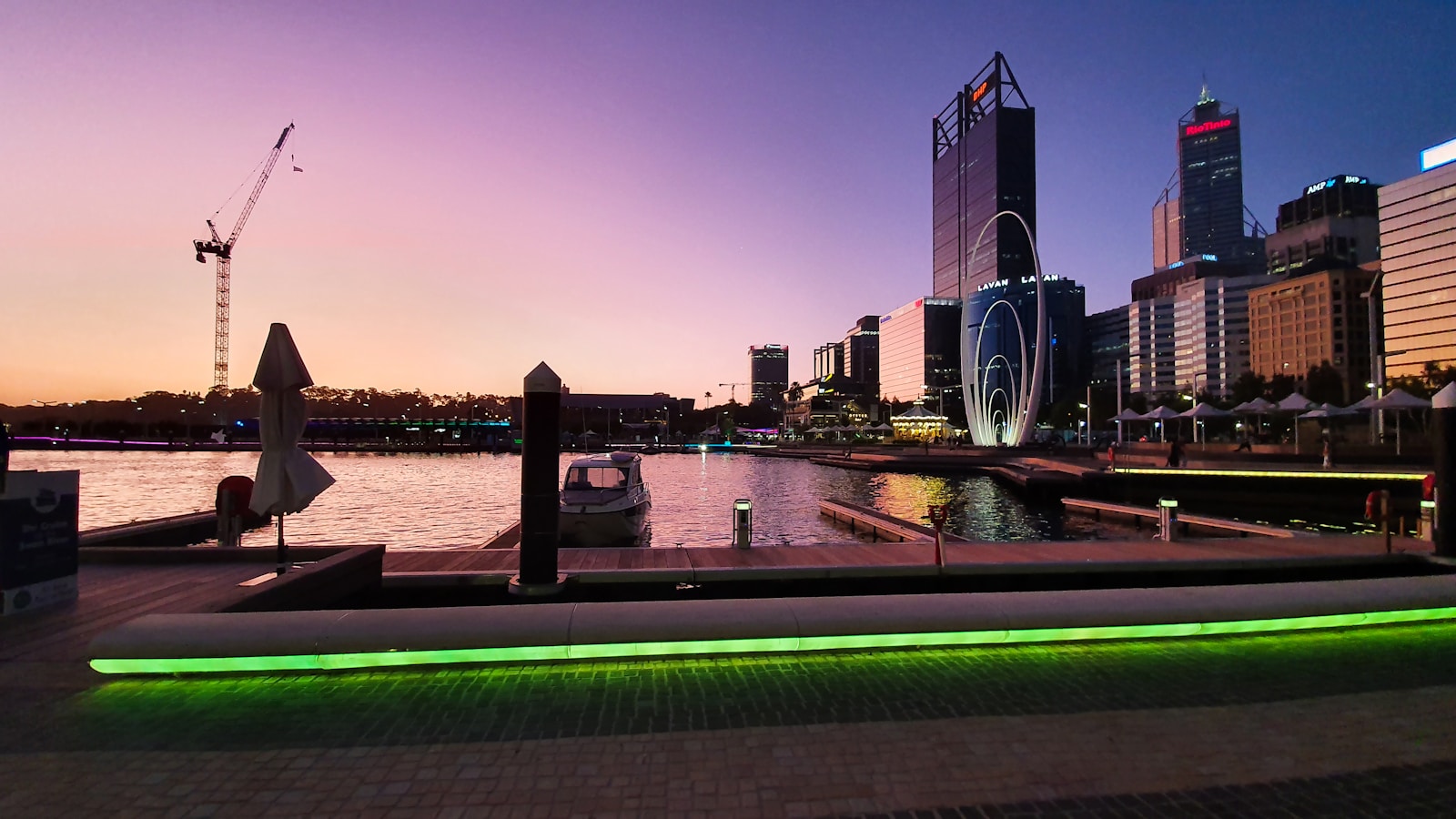 Perth business district